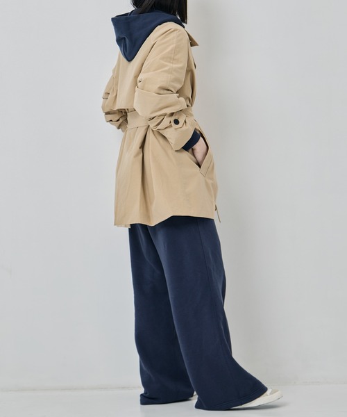 トレンチコート コート 「TODAYFUL/トゥデイフル」Spring Short Trench レディースの画像