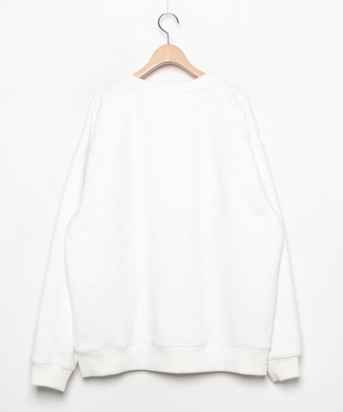 「TOMMY JEANS」 スウェットカットソー X-LARGE ホワイト メンズ_画像2