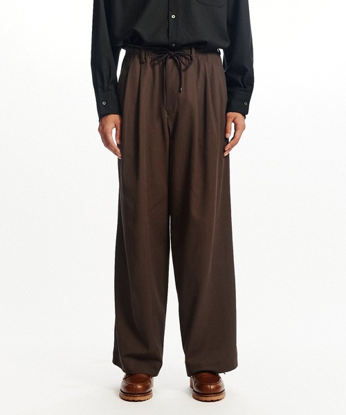 markaware（マーカウェア） スラックス TRIPLE PLEATED EASY TROUSERS
