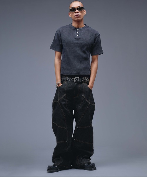 ANDER HUNK ワイドパンツ ジーンズ 13oz Division Design Baggy Denim