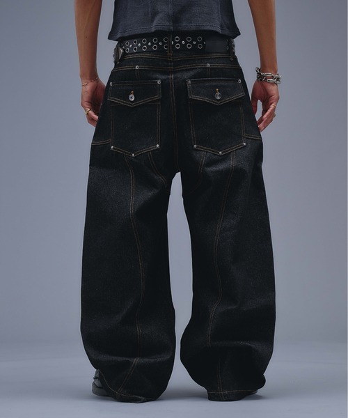ANDER HUNK ジーンズ 13oz Division Design Baggy Denim / 13オンス