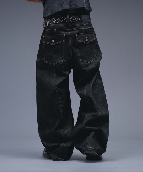 ANDER HUNK ジーンズ 13oz Division Design Baggy Denim / 13オンス