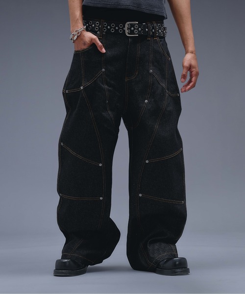 ANDER HUNK ワイドパンツ ジーンズ 13oz Division Design Baggy Denim