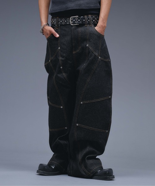 ANDER HUNK ワイドパンツ ジーンズ 13oz Division Design Baggy Denim
