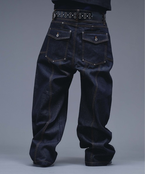 ANDER HUNK ジーンズ 13oz Division Design Baggy Denim / 13オンス
