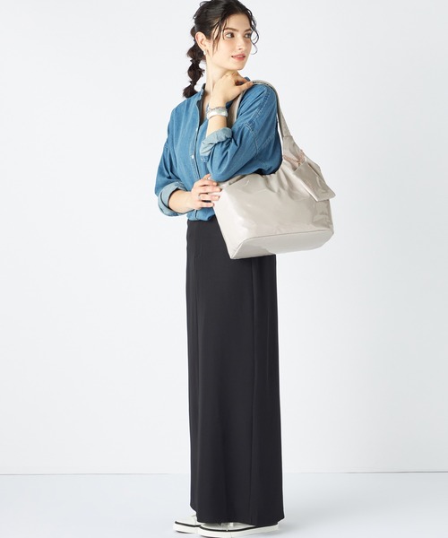 LA BAGAGERIE（ラバガジェリー） トートバッグ ポーチ付きエナメル