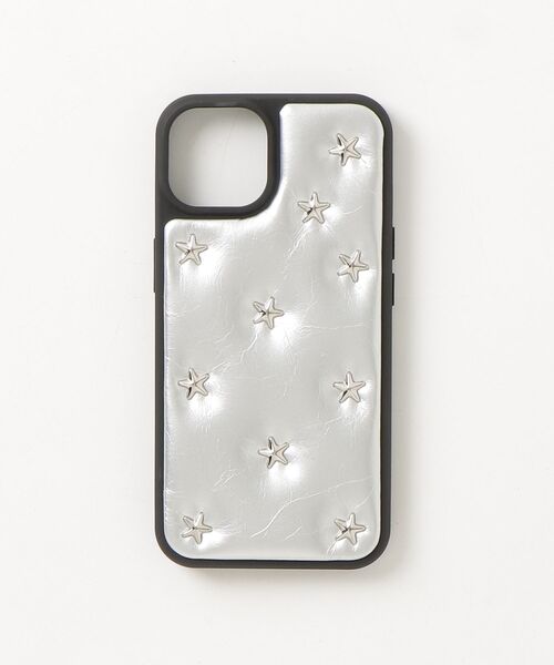 スマホケース 星のスタッズ フェイクレザー iPhone ケース 13/14.15