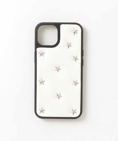 スマホケース 星のスタッズ フェイクレザー iPhone ケース 13/14.15