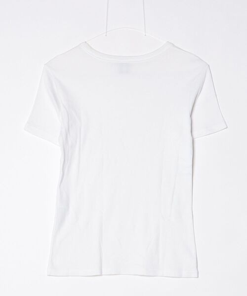 「PETIT BATEAU」 半袖Tシャツ S ホワイト レディース_画像2