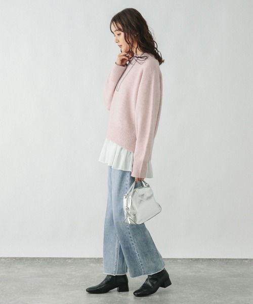 「GLOBAL WORK」 デニムパンツ SMALL ブルー レディース_画像9
