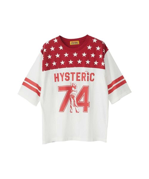 人気✨ヒステリックグラマー 半袖Tシャツ ヒスガール FREE HYSTERIC GLAMOUR（ヒステリックグラマー） 半袖Tシャツ FREE レッド
