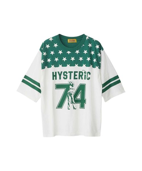 HYSTERIC GLAMOUR（ヒステリックグラマー） 半袖Tシャツ FREE レッド