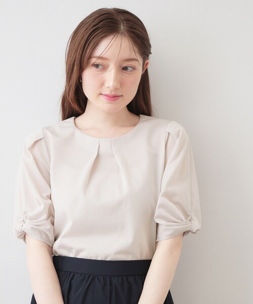 index（インデックス） tシャツ 半袖 速乾 「吸水速乾」ストライプ調