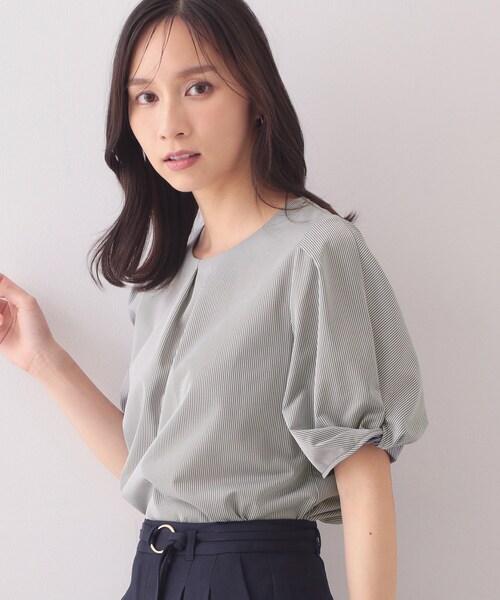 index（インデックス） tシャツ 半袖 速乾 「吸水速乾」ストライプ調