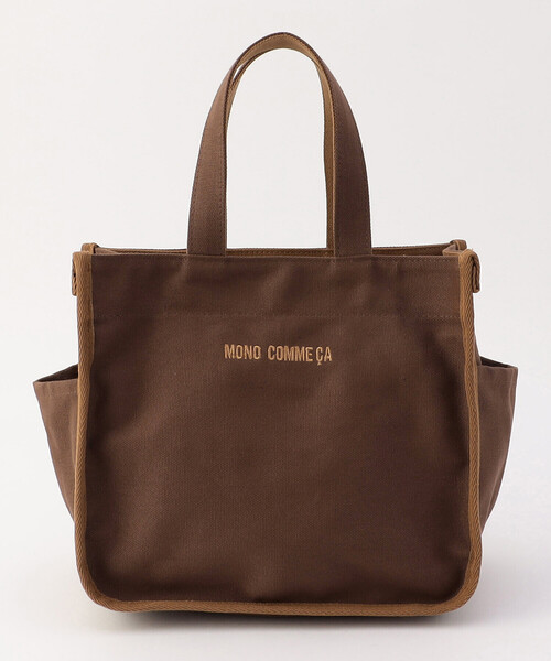 「MONO COMME CA」 ハンドバッグ FREE グレー レディース_画像8