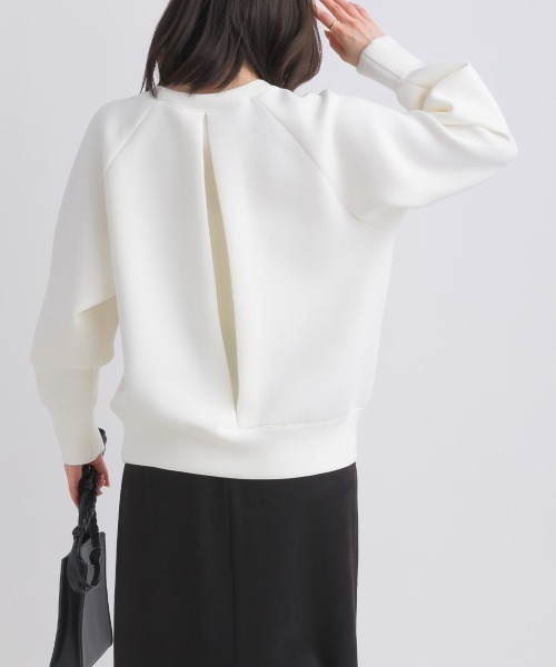 「PICCIN PERLA」 長袖カットソー M オフホワイト レディース_画像4