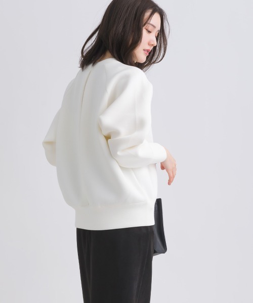 「PICCIN PERLA」 長袖カットソー M オフホワイト レディース_画像5