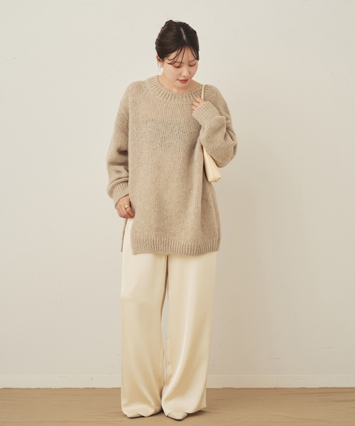 「Plage」 イージーパンツ 36 アイボリー レディース_画像3