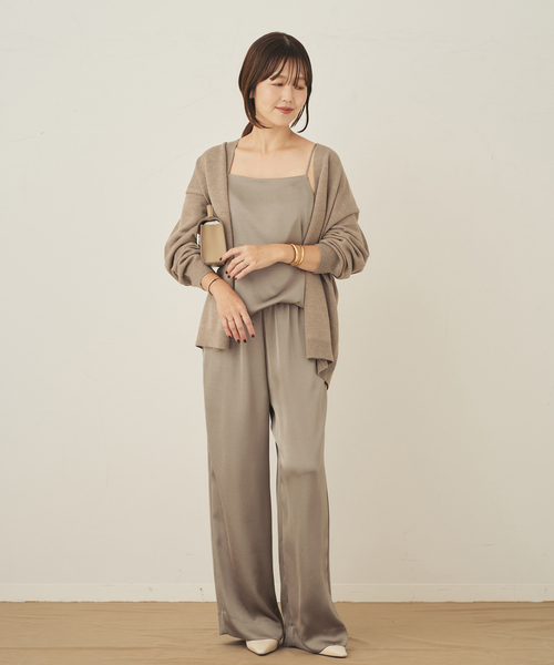 「Plage」 イージーパンツ 36 アイボリー レディース_画像7