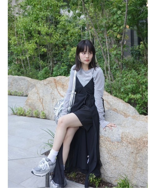 「JUMELLE」 キャミソールワンピース SMALL ピンク レディース_画像2