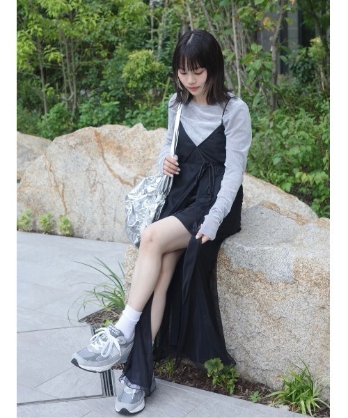 「JUMELLE」 キャミソールワンピース SMALL ピンク レディース_画像4