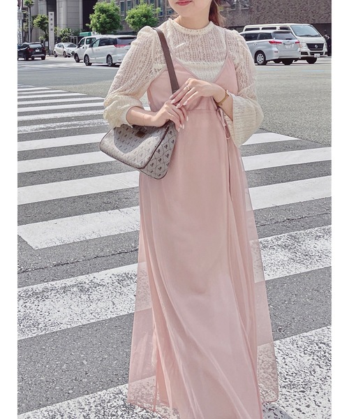 「JUMELLE」 キャミソールワンピース SMALL ピンク レディース_画像5