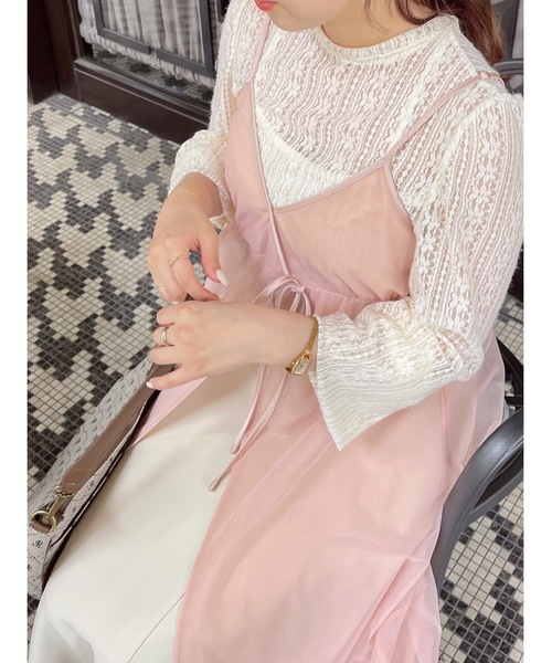 「JUMELLE」 キャミソールワンピース SMALL ピンク レディース_画像6