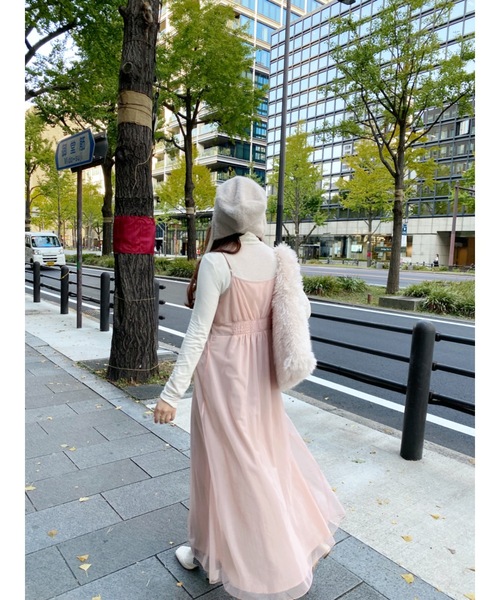 「JUMELLE」 キャミソールワンピース SMALL ピンク レディース_画像9
