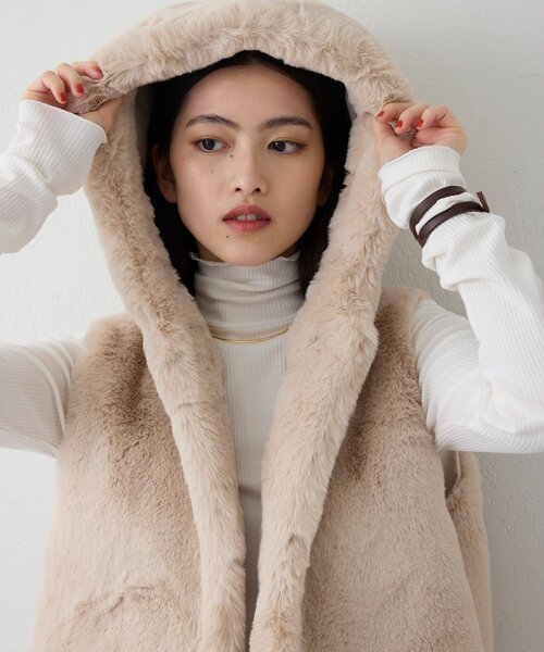 THE PAUSE ベスト ジレ 「WEB＆一部店舗限定」「THE PAUSE」フェイク 