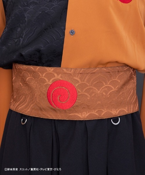 NARUTO REZEN コラボ　帯ベルト　帯　うずまきナルトver REZEN（リゼン） ベルト NARUTO／帯ベルト メンズ : ZOZOTOWN