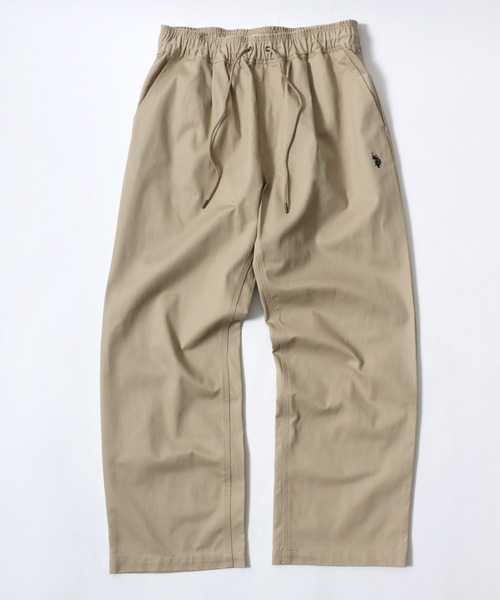 「U.S. POLO ASSN.」 チノパンツ L ベージュ メンズ_画像2