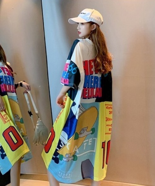 Tシャツ Tシャツ 大きいサイズ Tシャツワンピース Ll 4l 韓国ファッション Zozotown Paypayモール店 通販 Paypayモール