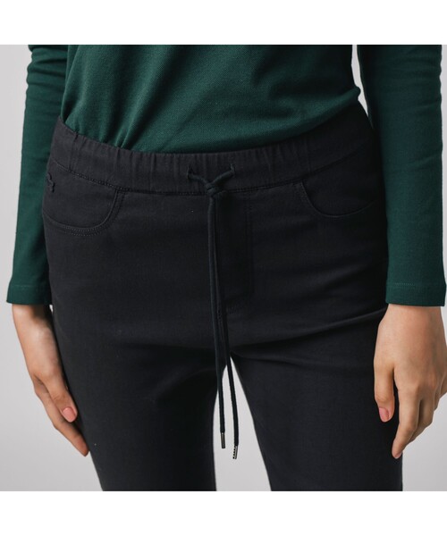 LACOSTE ラコステ ストレッチスキニーイージーパンツ ブラック チノパン 楽天市場】【SALE／40%OFF】ストレッチスキニーイージーパンツ