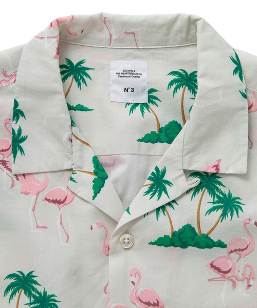 シャツ ブラウス L/S OPEN COLLAR ALOHA SHIRT ”ROGERS L/S OPEN COLLAR ALOHA SHIRT BEDWIN THE HEARTBREAKERS，ベドウィン アンド