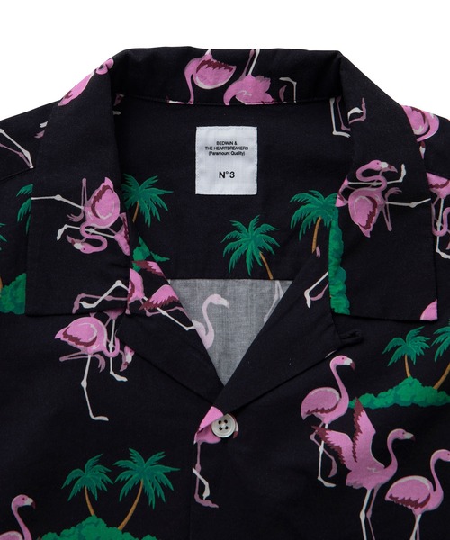 シャツ ブラウス L/S OPEN COLLAR ALOHA SHIRT ”ROGERS L/S OPEN COLLAR ALOHA SHIRT BEDWIN THE HEARTBREAKERS，ベドウィン アンド