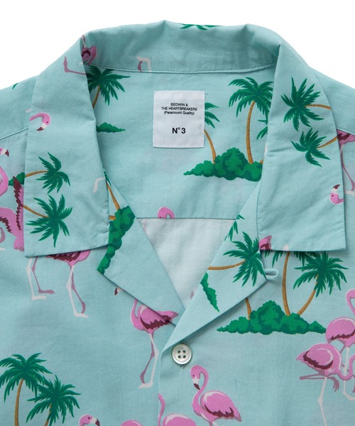 シャツ ブラウス L/S OPEN COLLAR ALOHA SHIRT ”ROGERS L/S OPEN COLLAR ALOHA SHIRT BEDWIN THE HEARTBREAKERS，ベドウィン アンド