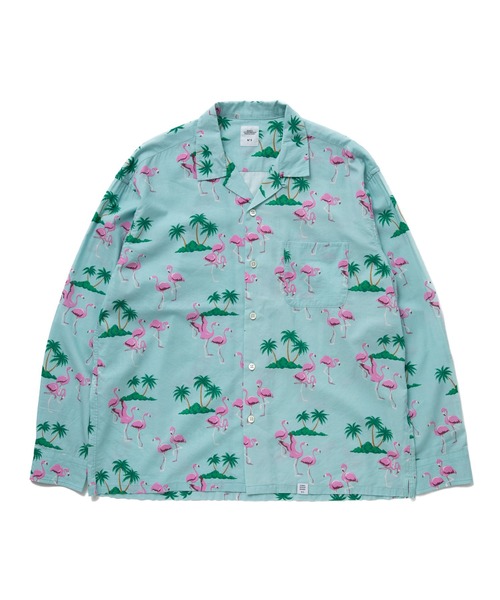シャツ ブラウス L/S OPEN COLLAR ALOHA SHIRT ”ROGERS L/S OPEN COLLAR ALOHA SHIRT BEDWIN THE HEARTBREAKERS，ベドウィン アンド