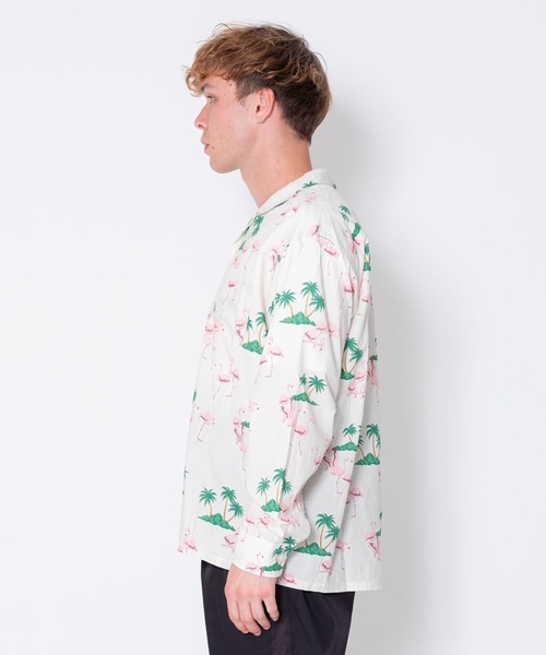 シャツ ブラウス L/S OPEN COLLAR ALOHA SHIRT ”ROGERS L/S OPEN COLLAR ALOHA SHIRT BEDWIN THE HEARTBREAKERS，ベドウィン アンド