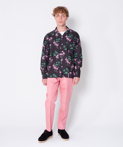 シャツ ブラウス L/S OPEN COLLAR ALOHA SHIRT ”ROGERS L/S OPEN COLLAR ALOHA SHIRT BEDWIN THE HEARTBREAKERS，ベドウィン アンド