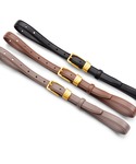 ベルト 「牛革」「高見え」ゴールドバックル×ス...の詳細画像1