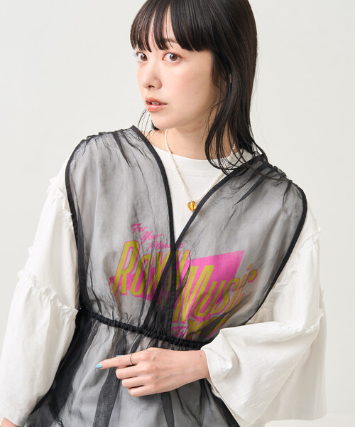 ブラウス シャツ シアーカシュクールノースリーブトップス/シアーカシュクールノースリーブトップス レディース | FREAK'S STORE | 10