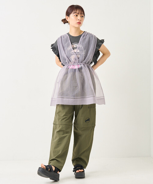 ブラウス シャツ シアーカシュクールノースリーブトップス/シアーカシュクールノースリーブトップス レディース | FREAK'S STORE | 20