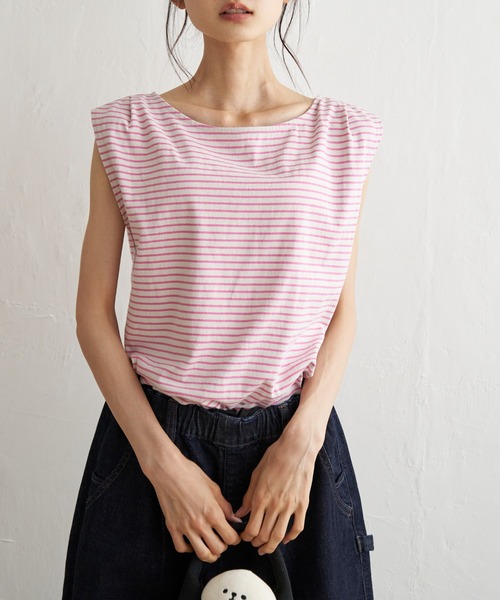 tシャツ M2451 ボーダーＴ レディース レディース トップス 5分袖 Tシャツ ボーダー カットソー