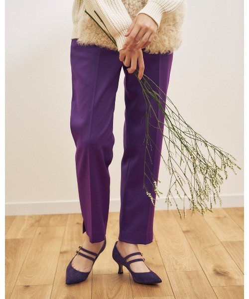 ANAI テーパードパンツ 日本製 38 ストレッチウールテーパードパンツ|ANAYI OFFICIAL ONLINE STORE