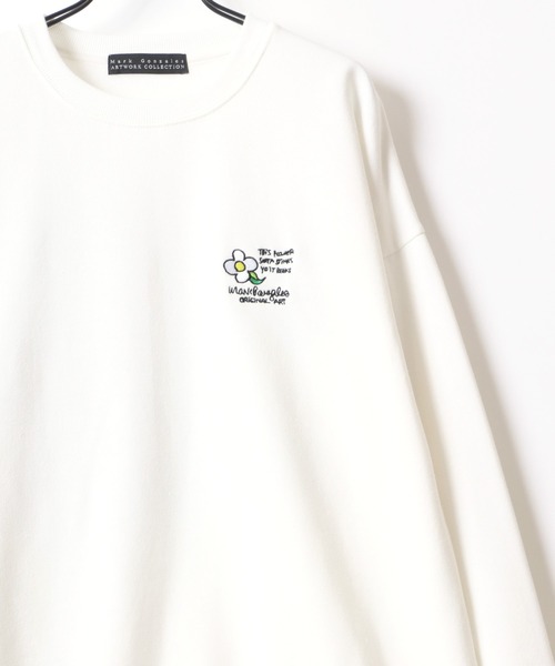 スウェット・トレーナー Mark Gonzales MG UNIVERSITY GRAPHIC SWEATSHIRT Mark Gonzales トレーナー スウェット MARK GONZALES ARTWORK