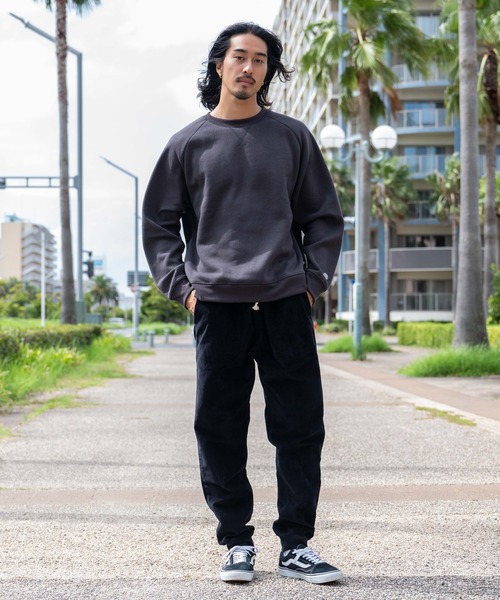 DISCUS トレーナー スウェット 「DISCUS/ディスカス」裏ボア クルー