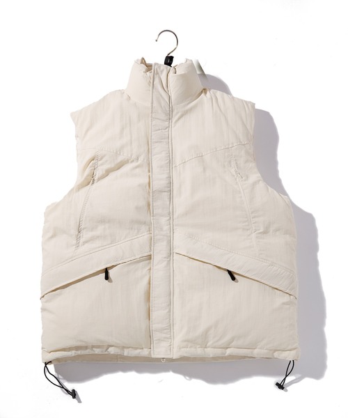 THISIS ダウンベスト ベスト ビッグシルエット ナイロンワッシャー