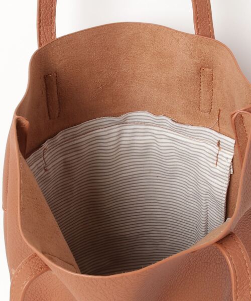 Libra Cue トートバッグ レザーライクバケツトート レディース  