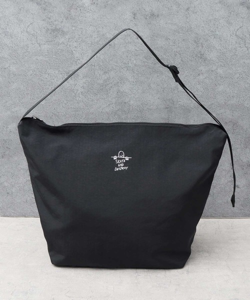 THRASHER ショルダーバッグ 撥水加工 リップストップナイロン ビッグ