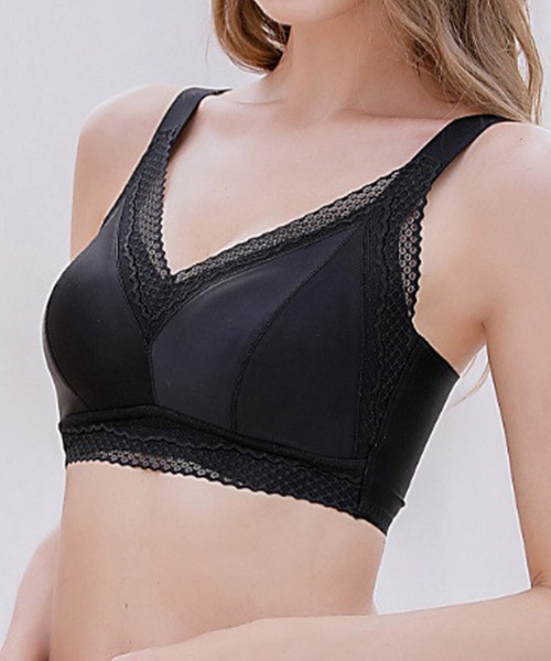 Lace Ladies（レースレディース） ブラジャー サテン レース ノン